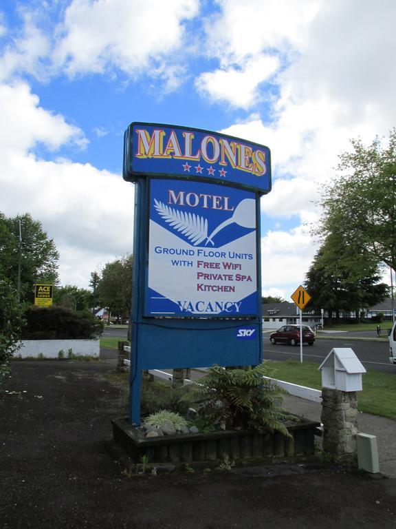 Malones Spa Motel Rotorua Exterior foto