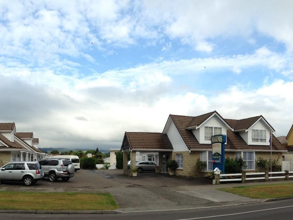 Malones Spa Motel Rotorua Exterior foto