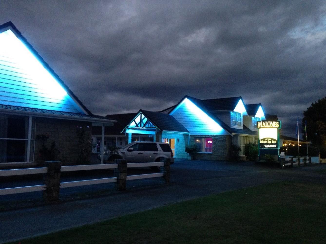 Malones Spa Motel Rotorua Exterior foto